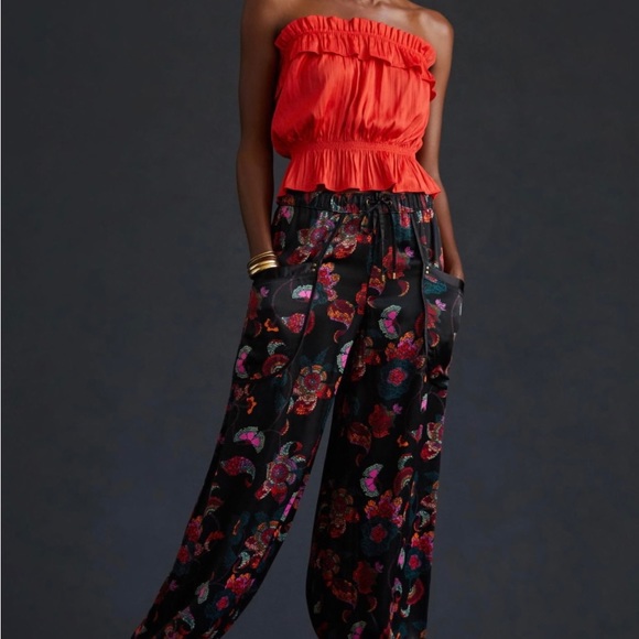 NWT By Anthropologie the Silky Balloon Leg Cargo - Picture 1 of 7